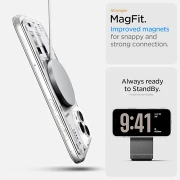 Spigen Ultra Hybrid MagFit Designed for iPhone 16 Pro Case [Anti-Yellowing] [Military-Grade Protection] Compatible with MagSafe - Neo One