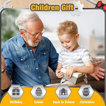 Pussan Busy Board, Wooden Montessori Toys for 3 Year Old Boy Birthday Gifts, Sensory Fidget Toy with Lights and Tools, Toddlers Toys for 3+ Year Old Boys Girls