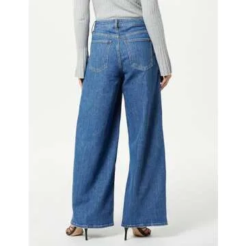 The Drop Women's Frida Relaxed Fit Jeans - Stylish, Comfortable & Versatile