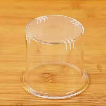 Kyraton Glass Tea Pot 1L with Removable Infuser, Blooming and Loose Leaf Tea Maker Set, Stovetop and Microwave Safe Tea Kettle.