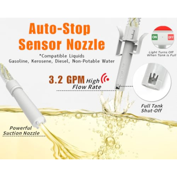 Auto-Stop Fuel Transfer Pump: Efficient and Portable Fueling Solution