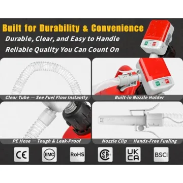 Auto-Stop Fuel Transfer Pump: Safe & Efficient Refueling Solution