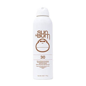 Sun Bum Mineral SPF 30 Sunscreen Body Spray - Broad Spectrum Protection, Vegan & Cruelty-Free