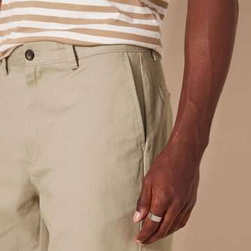 Amazon Essentials Men's Classic-Fit 7" Chino Short, Khaki, 32