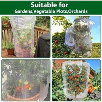 Alpurple Insect Bird Barrier Netting for Gardens