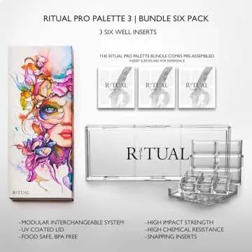 Ritual Pro Palette 3 - Makeup Palette with 18 Wells