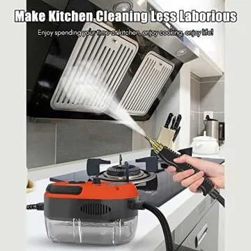 Irishom 2500W Handheld Steam Cleaner - Portable & Powerful Steamer for Home & Car