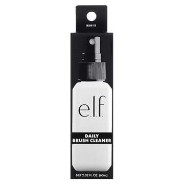 e.l.f. 85013 Daily Brush Cleaner, 2.02 Ounce Clear 2.02 Fl Oz