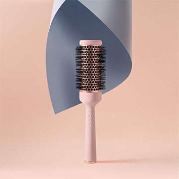 F3 Systems Magic Curling Thermal Brush(1.7 Inch), Cut Drying Time,Self-Standing Round Quick Styling ...