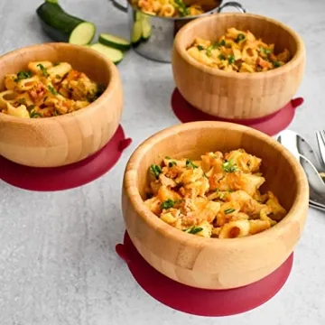 Avanchy Bamboo Baby Bowl with Spoon and Suction Base