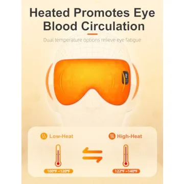 Heated Eye Mask for Relaxation and Eye Relief