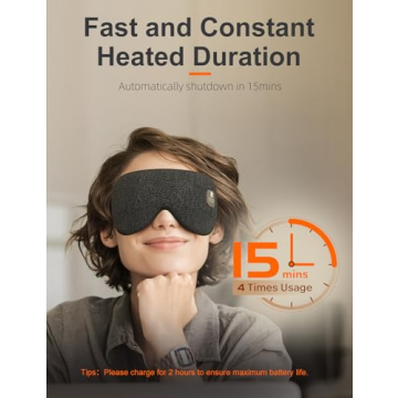 Heated Eye Mask for Relaxation and Eye Relief