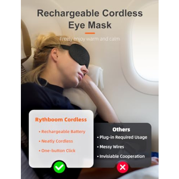 Heated Eye Mask for Relaxation and Eye Relief