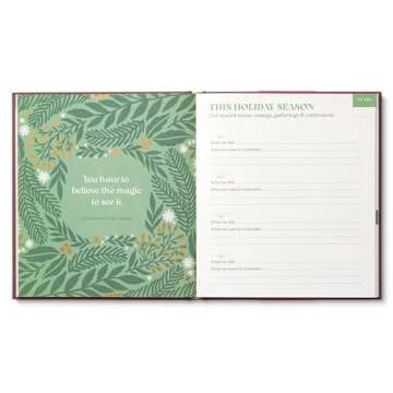 Compendium – Our Holidays: A Keepsake Activity Book to Capture Traditions and Memories – Holiday Journal – Christmas Journal – 20 Years' of Prompts to Record Your Family's Holiday Celebrations