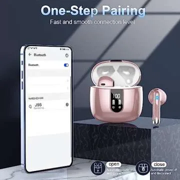 High-Quality Wireless Earbuds with Noise Cancelling Mic