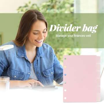 Koqye Stylish A7 Cash Envelope Set for Budgeting Organization