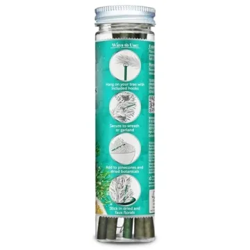 Scentsicles O Christmas Tree Scented Christmas Ornaments with Hooks - 3 Bottles (18 Sticks Total)