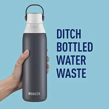 Brita Insulated Filtered Water Bottle - Reusable & Eco-Friendly