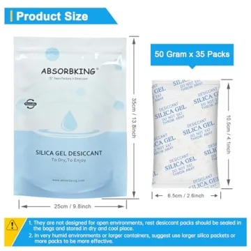 Silica Gel Packets for Efficient Moisture Control and Food Storage