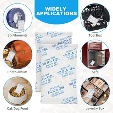Silica Gel Packets for Efficient Moisture Control and Food Storage