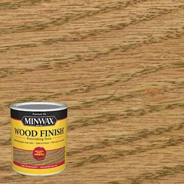 qt Minwax 70047 Weathered Oak Wood Finish Penetrating Oil-Based Wood Stain