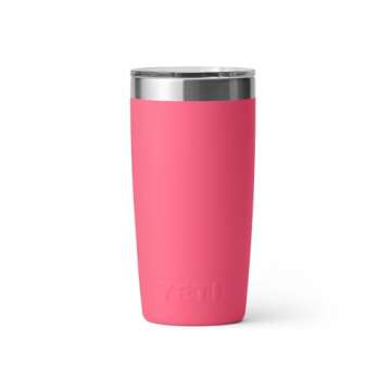 YETI Rambler 10 oz Tumbler, Stainless Steel, Vacuum Insulated with MagSlider Lid, Tropical Pink