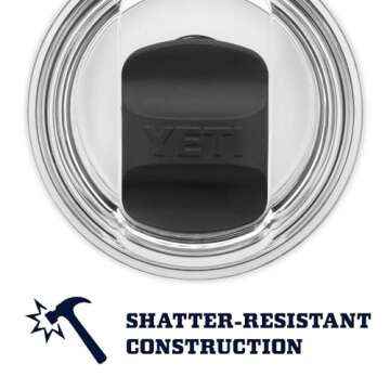 YETI Rambler 10 oz Tumbler, Stainless Steel, Vacuum Insulated with MagSlider Lid, Tropical Pink