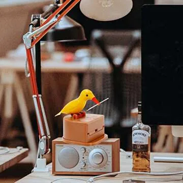 EOMTUR Bird Toothpick Dispenser Cute Woodpecker Toothpick Dispenser for Home Toucan Toothpick Dispenser Novelty Automatic Toothpick Holder Cute Bird Dining Table Gift