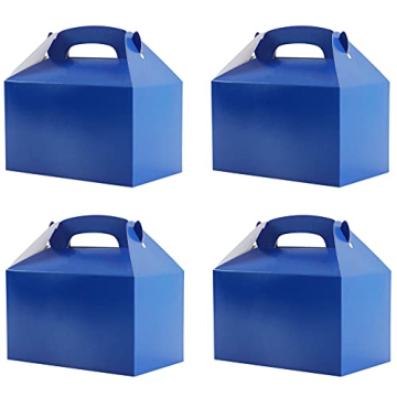 Blue Party Treat Boxes for Fun Birthdays and Events