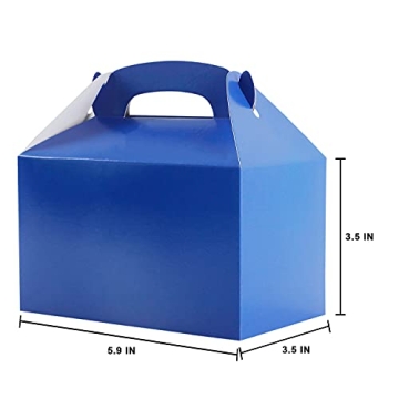 Blue Party Treat Boxes for Fun Birthdays and Events