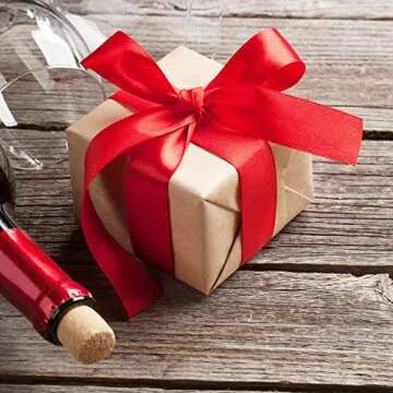 Satin Ribbon, FLOWVE 15 Colors 375 Yard Silk Ribbon Fabric Ribbon Embellish Ribbon Rolls, 2/5" Wide 25 Yard/Roll, Ribbons for Crafts, Hair Bows, Gift Wrapping, Wedding Party Decoration and More