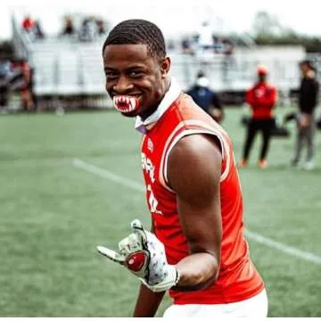 Battle Oxygen Predator Football Mouthguard – Maximum Oxygen Sports Mouth Guard – Mouthpiece Fits with or Without Braces – Impact Shield Protector for Lips and Teeth