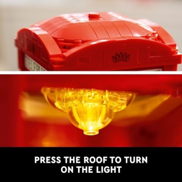 LEGO Ideas Red London Telephone Box Display Model for Adults