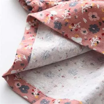 Mud Kingdom Toddler Girls Ruffled Dress Back Zipper Pleated Cute Floral Cotton Gray 2T Casual