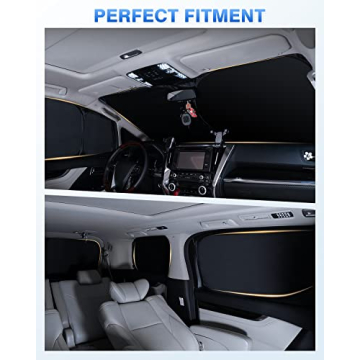 Canvcle VW Tiguan Sun Shade with Full UV Protection