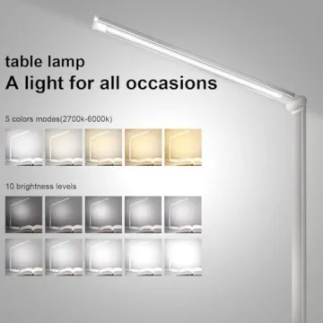 Dimmable LED Desk Lamp with USB Charging Port