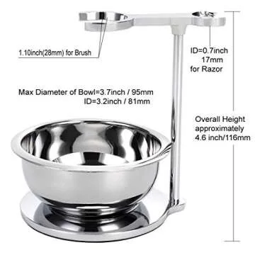 Deluxe Shave Set with Brush and Bowl for Men