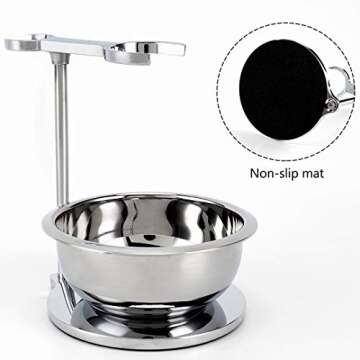 Deluxe Shave Set with Brush and Bowl for Men