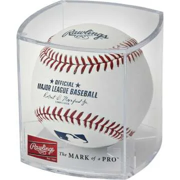Rawlings 2022 MLB Baseball with Display Case | ROMLB-R