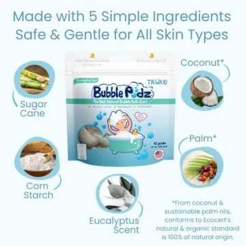 TruKid Bubble Podz Gentle Bubble Bath Pods for Kids