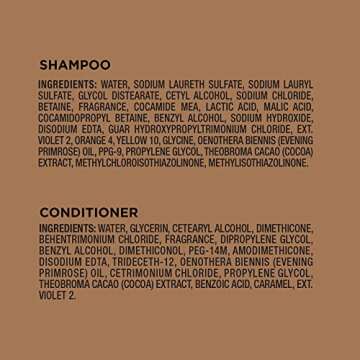 John Frieda Midnight Brunette Visibly Deeper Shampoo and Conditioner Set with Evening Primrose Oil and Cocoa for Color-Treated Hair (8.3 oz, Pack of 2)