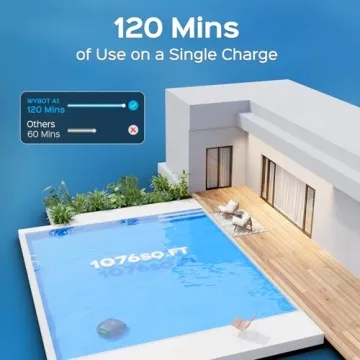 WYBOT Cordless Robotic Pool Vacuum for Easy Cleaning