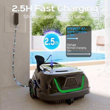 WYBOT Cordless Robotic Pool Vacuum for Easy Cleaning