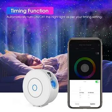 Panamalar Smart Star Projector, WiFi Galaxy Light Projector Nebula Cloud Projector with APP Control,Timer,Alexa Voice Control, Starry Sky Projector Night Light for Bedroom Kids Party Gift