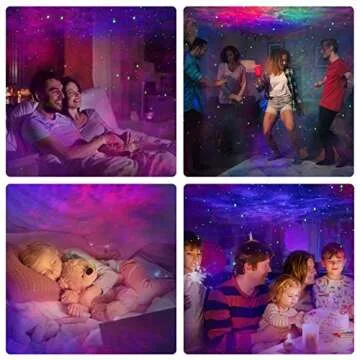 Panamalar Smart Star Projector, WiFi Galaxy Light Projector Nebula Cloud Projector with APP Control,Timer,Alexa Voice Control, Starry Sky Projector Night Light for Bedroom Kids Party Gift