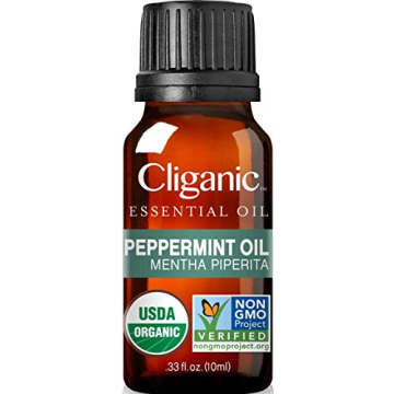 Cliganic Organic Peppermint Essential Oil – Pure Aromatherapy Essence