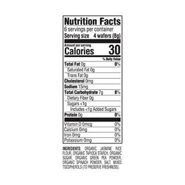 Happy Baby Teether Pea Spinach Organic Snacks for Toddlers