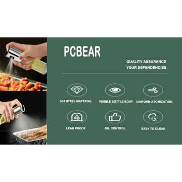 PCBEAR Oil Sprayer: The Perfect Kitchen Companion