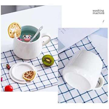 Surprise 3D Coffee Mug with Baby Cow Design