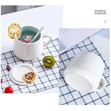 Surprise 3D Coffee Mug with Baby Cow Design